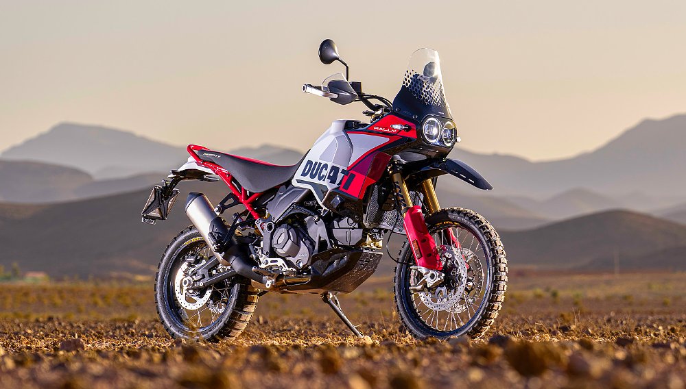 2024 Ducati DesertX Rally hits the trail with dirt-focused chassis