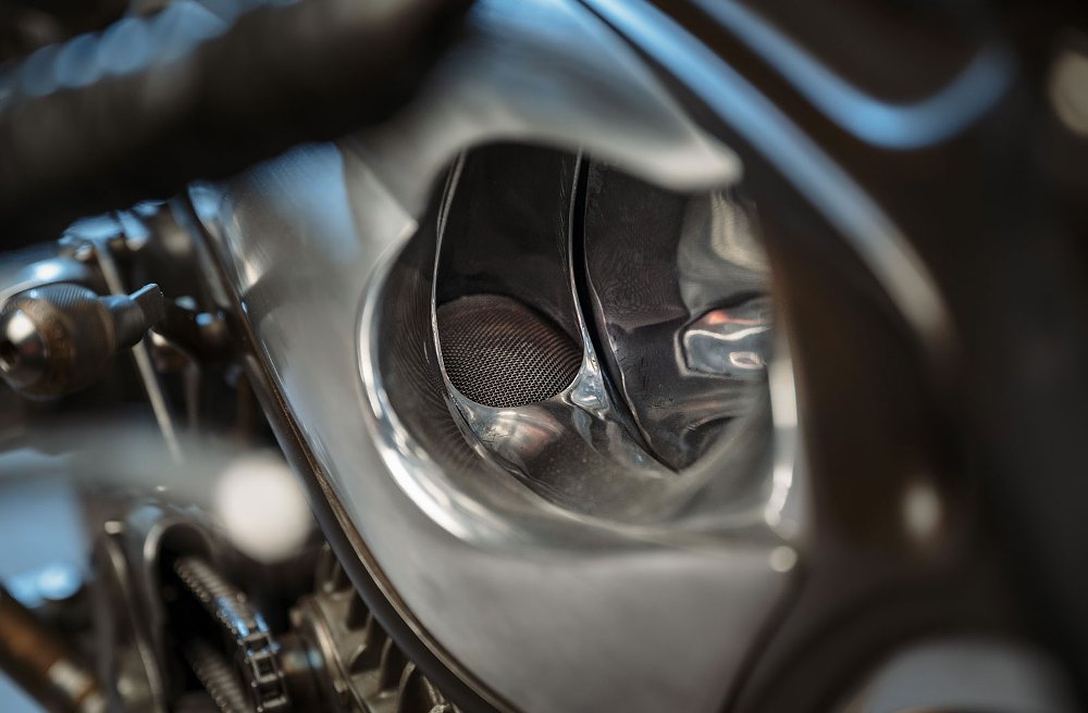 close shot of air intake