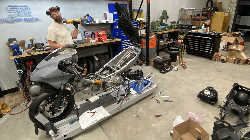 Three steps forward, two steps back: Turning a ravaged TMAX 500 into a roadracer