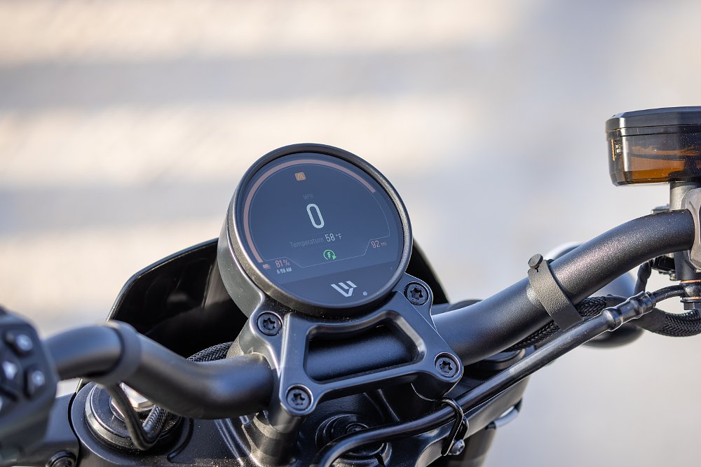 2024 LIveWire Del Mar TFT dash detail.