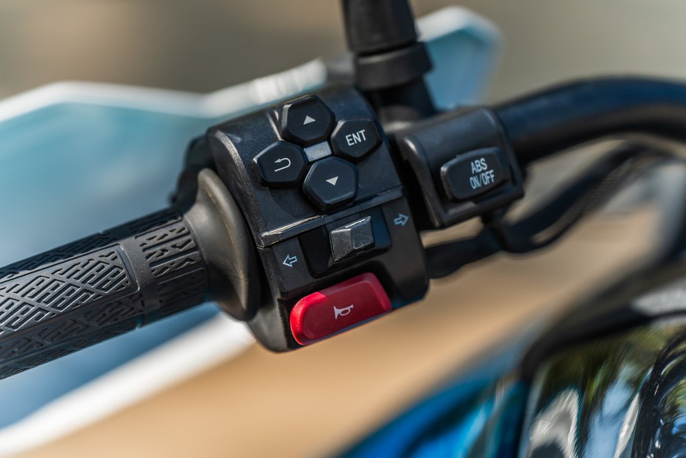 close shot of lefthand switchgear