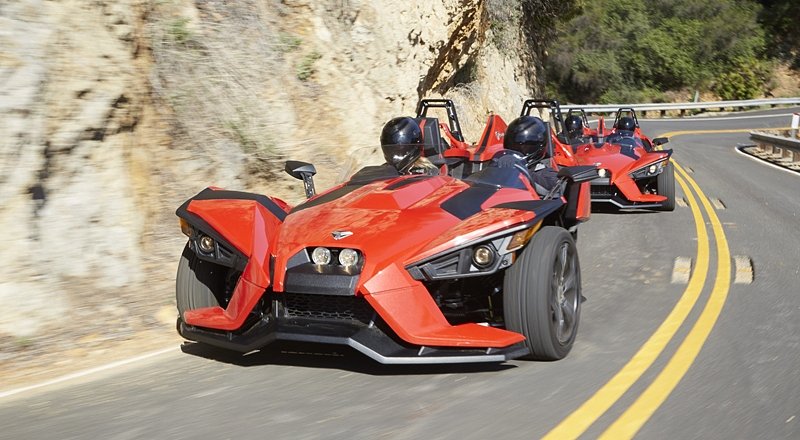 It's a bird! It's a plane! It's a car! It's a motorcycle? No, it's a Slingshot