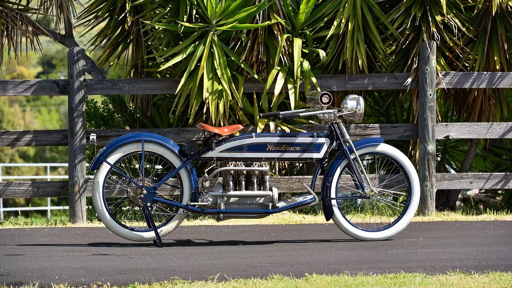 side view of a 1913 Henderson Four