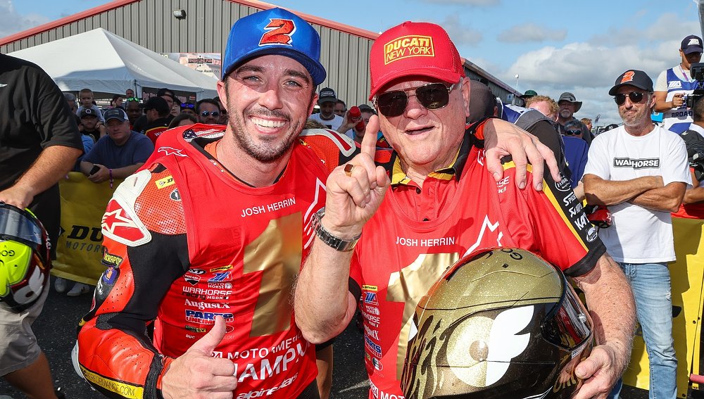 Herrin ends Ducati's drought with MotoAmerica Superbike title