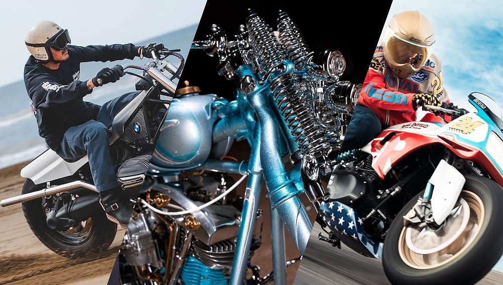 December custom roundup: Sand racer, movie-inspired chopper, and a cruiser turned racer