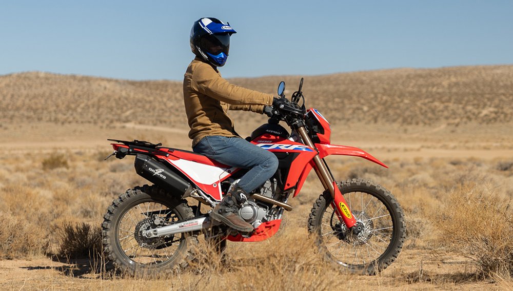 One tank of gas through Ari's modified 2021 Honda CRF300L