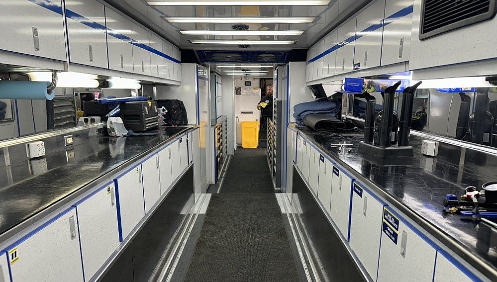 Inside a SuperMotocross semi truck: Everything needed to make motorcycles fly