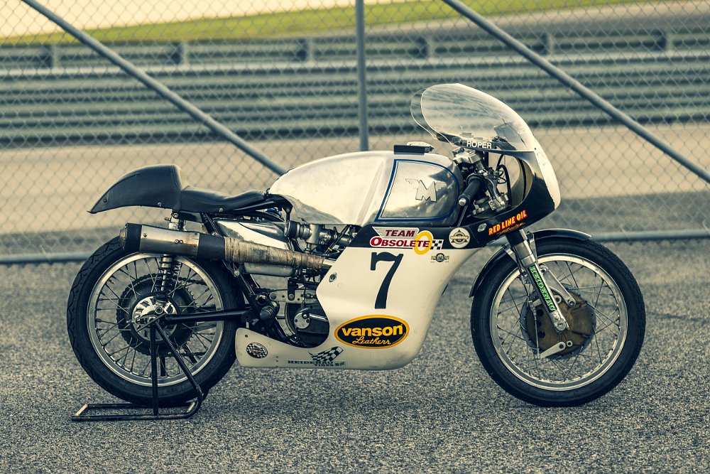 1958 Matchless G50 right side static.