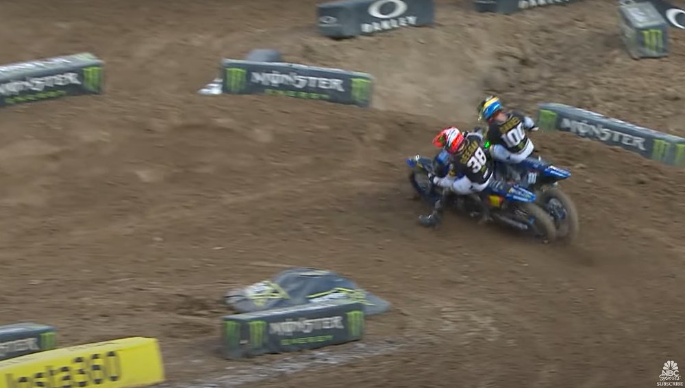 Video: Good hard racing or dirty move to win a championship?