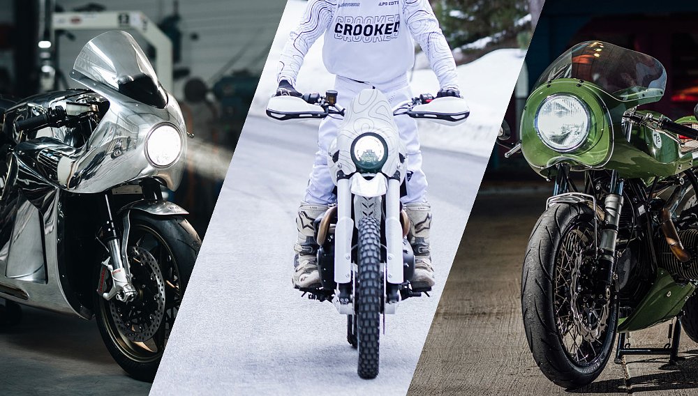 May custom roundup: A leaf-green airhead, a Scrambler kit, and a resurrected VTR1000.