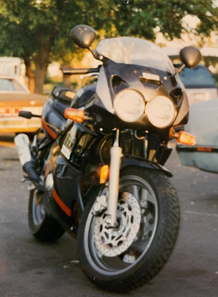 블랙 FZR600 스포츠 오토바이보기