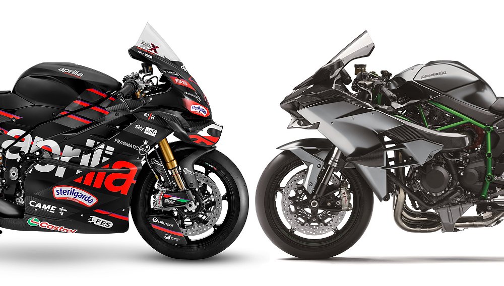 Special-order superbikes: Aprilia RSV4 X-GP and Kawasaki Ninja H2 lineup