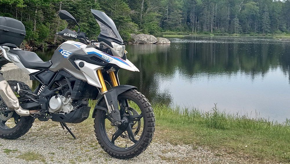Is the BMW G 310 GS the smallest motorcycle you'd want to travel on?