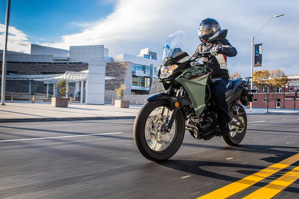 rider on a Kawasaki Versys-X 300