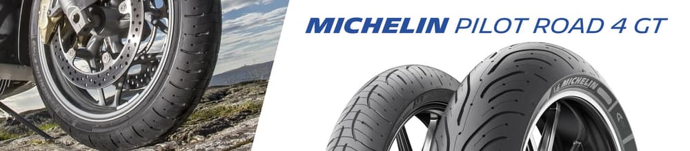 Michelin Pilot Road 4 GT tire on a sport touring motorcycle
