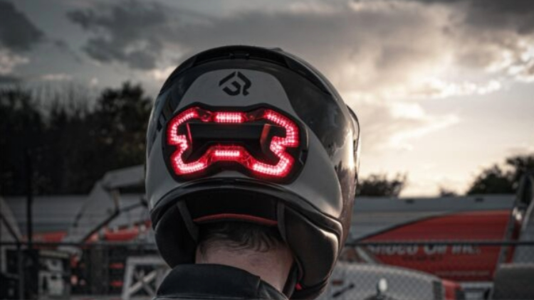 Brake Free smart brake light for motorcycle helmets — auxiliary LED visibility lighting