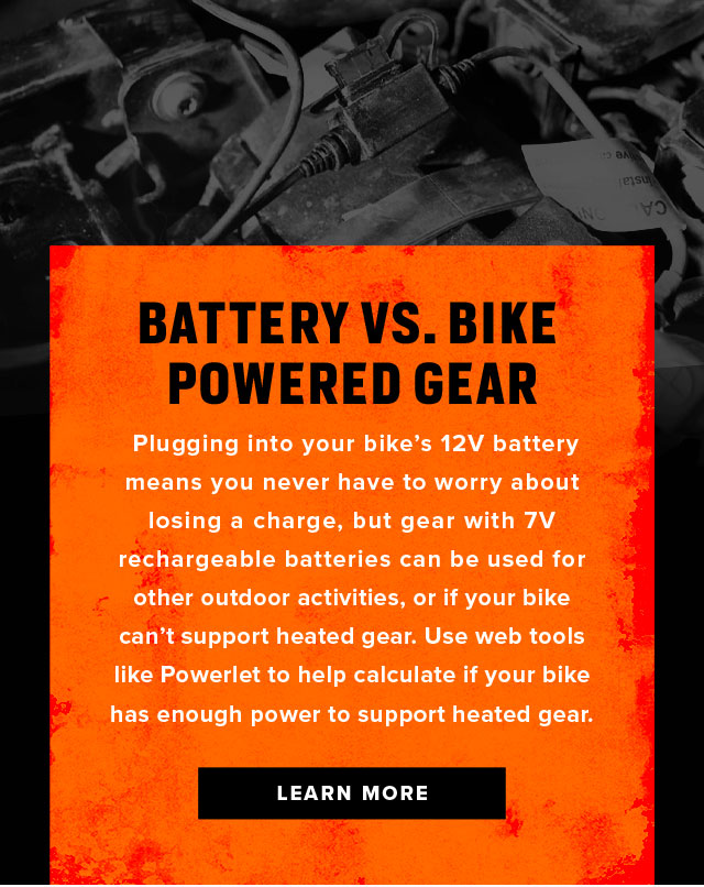 Extend Your Riding Season With HEATED GEAR! Rev Zilla