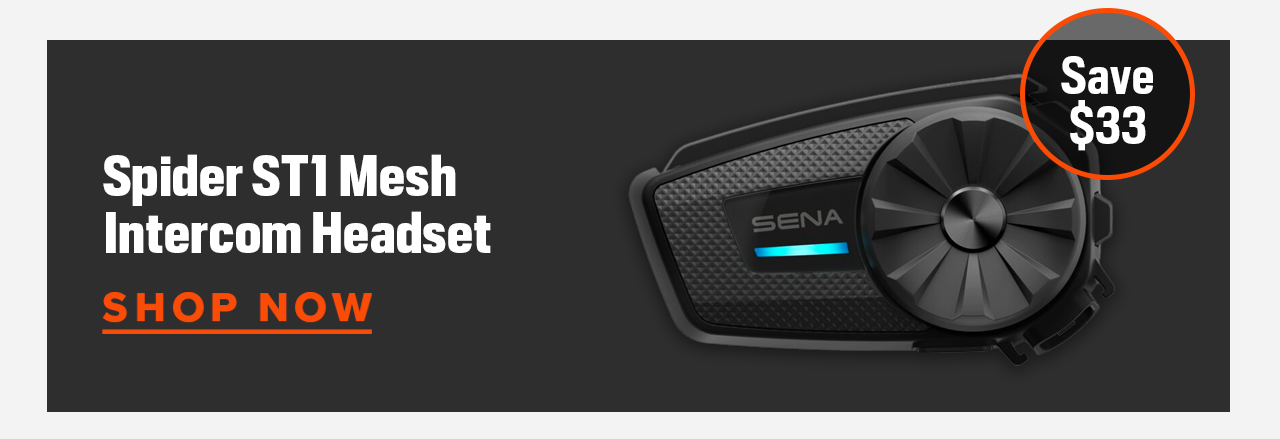 Sena Spider ST1 Mesh Intercom Headset