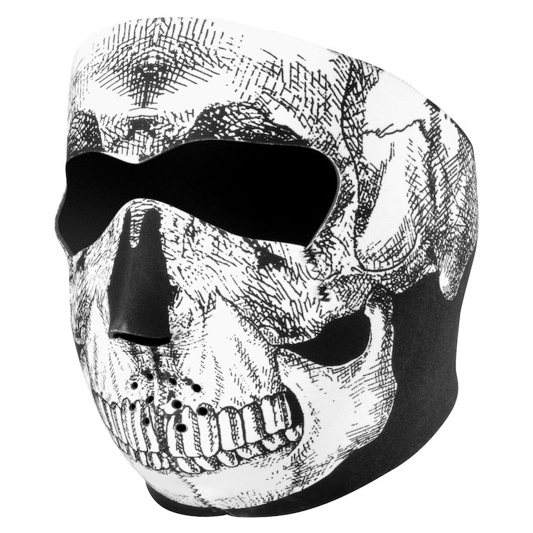 Black/White Skull Face