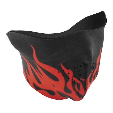 ZANheadgear Flames Neoprene Half Mask