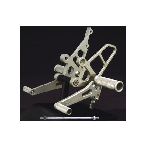 Woodcraft Rearset Kit Suzuki GSXR600 / GSXR750 2000-2005 / GSXR 1000 2001-2004