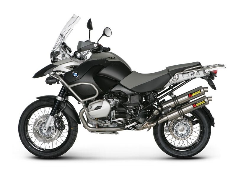 Akrapovic Racing Exhaust System BMW R1200GS 2004-2009 - RevZilla