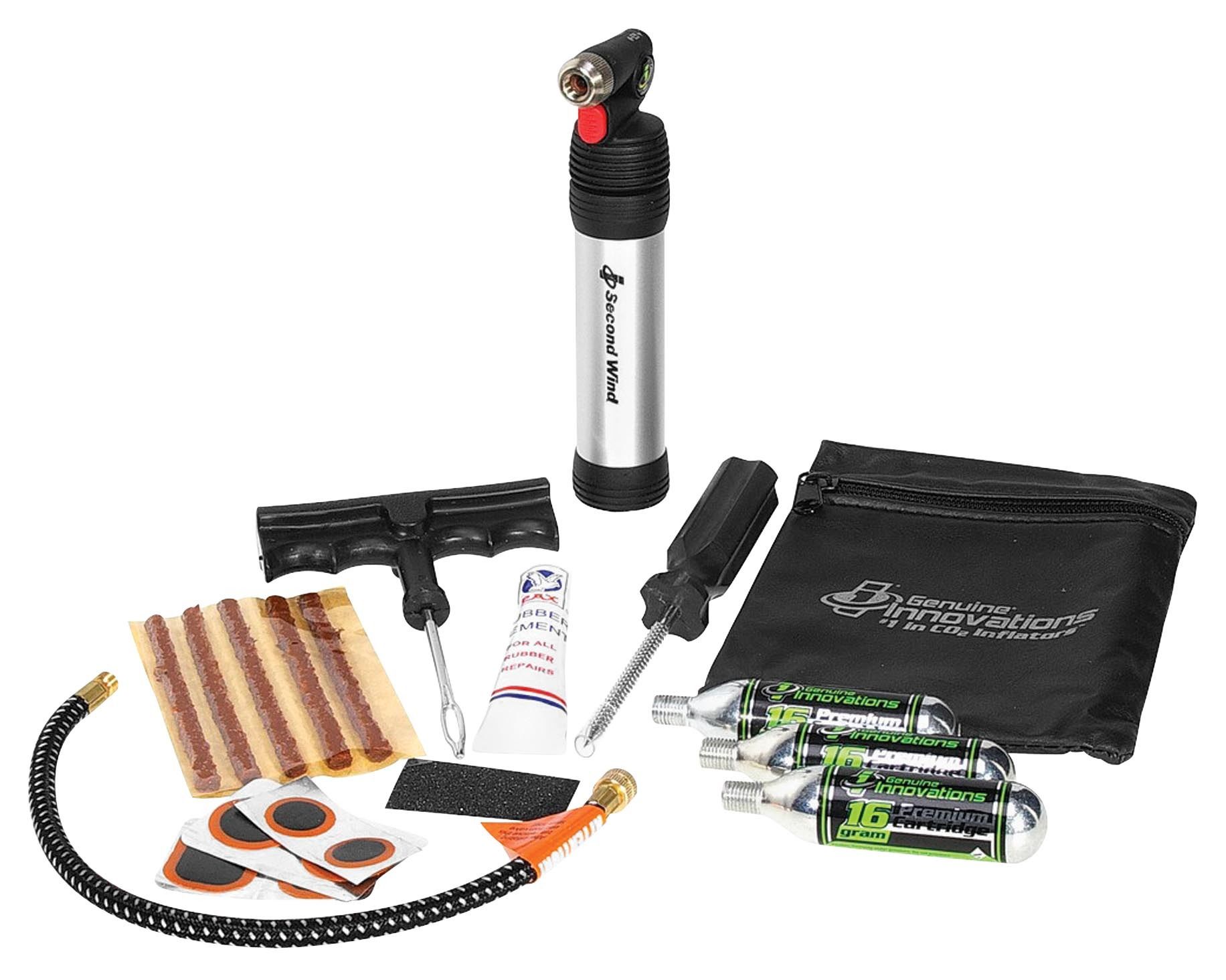 Genuine Innovations ATV Tire Repair And Inflation Kit Deluxe 6 (3.