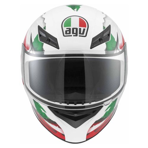 AGV K3 Italy Flag Helmet RevZilla