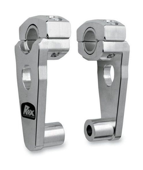 Rox Elite Pivot Risers for 7/8" or 1 1/8" Handlebars 2" Rise
