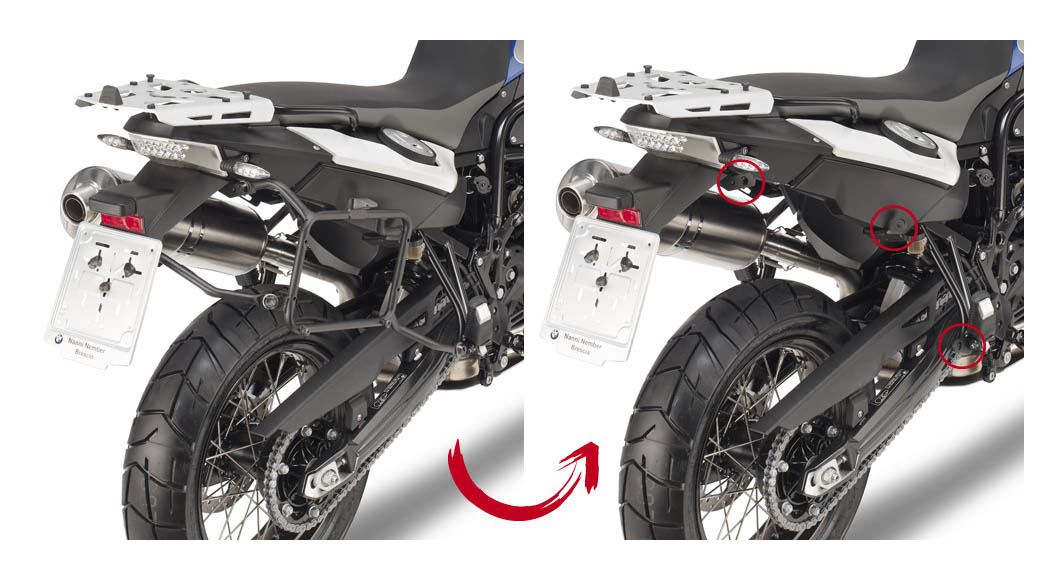Givi PLR5103 / PL690 Side Case Racks BMW F650GS / F800GS / PLR5103 undefined