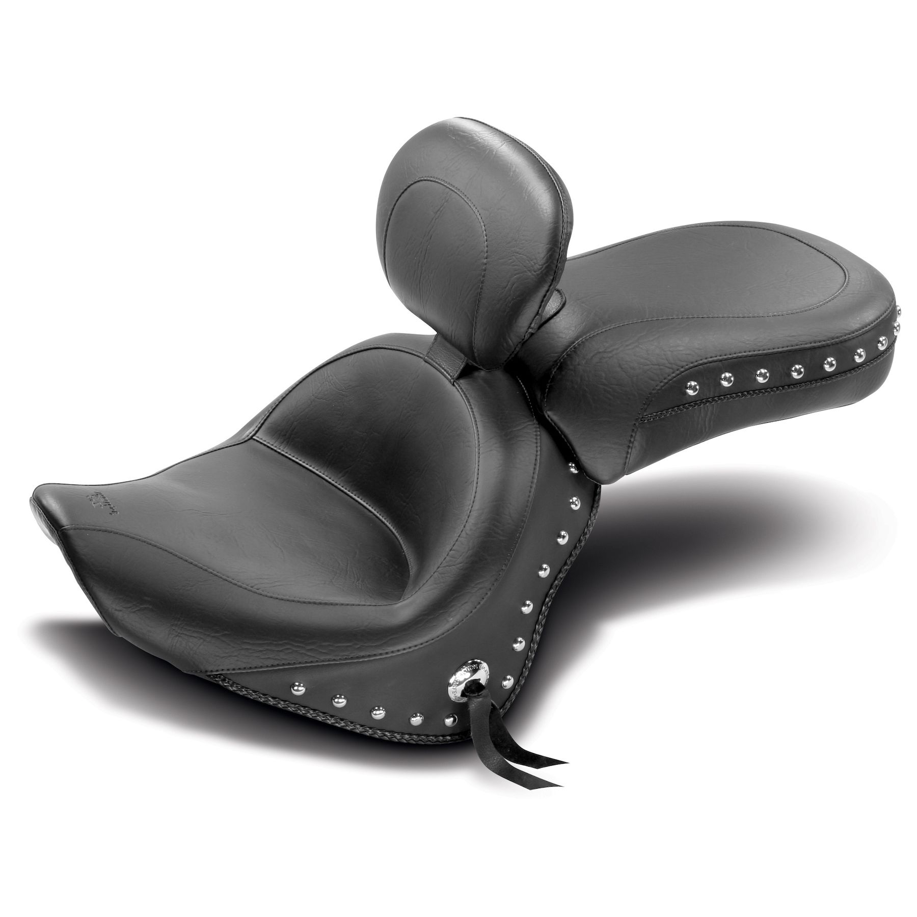 Mustang Wide Touring Seat Yamaha XVS650 V-Star Classic / Custom / Silv