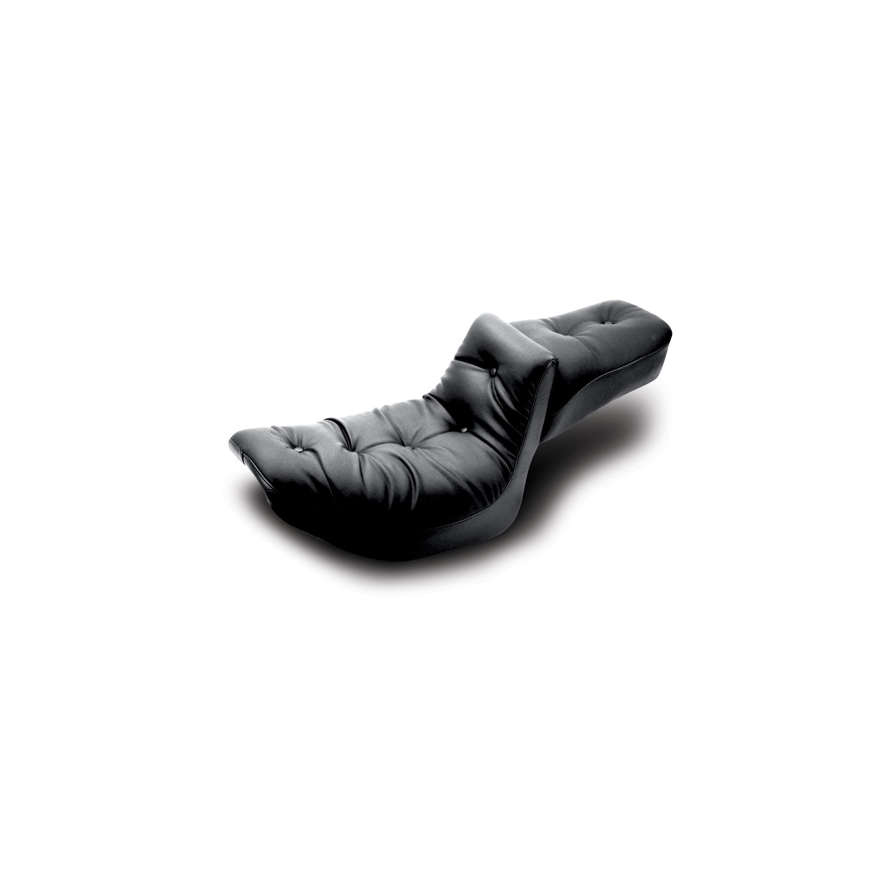Mustang Two-Piece Regal Duke Seat For Harley FXR 1982-2000