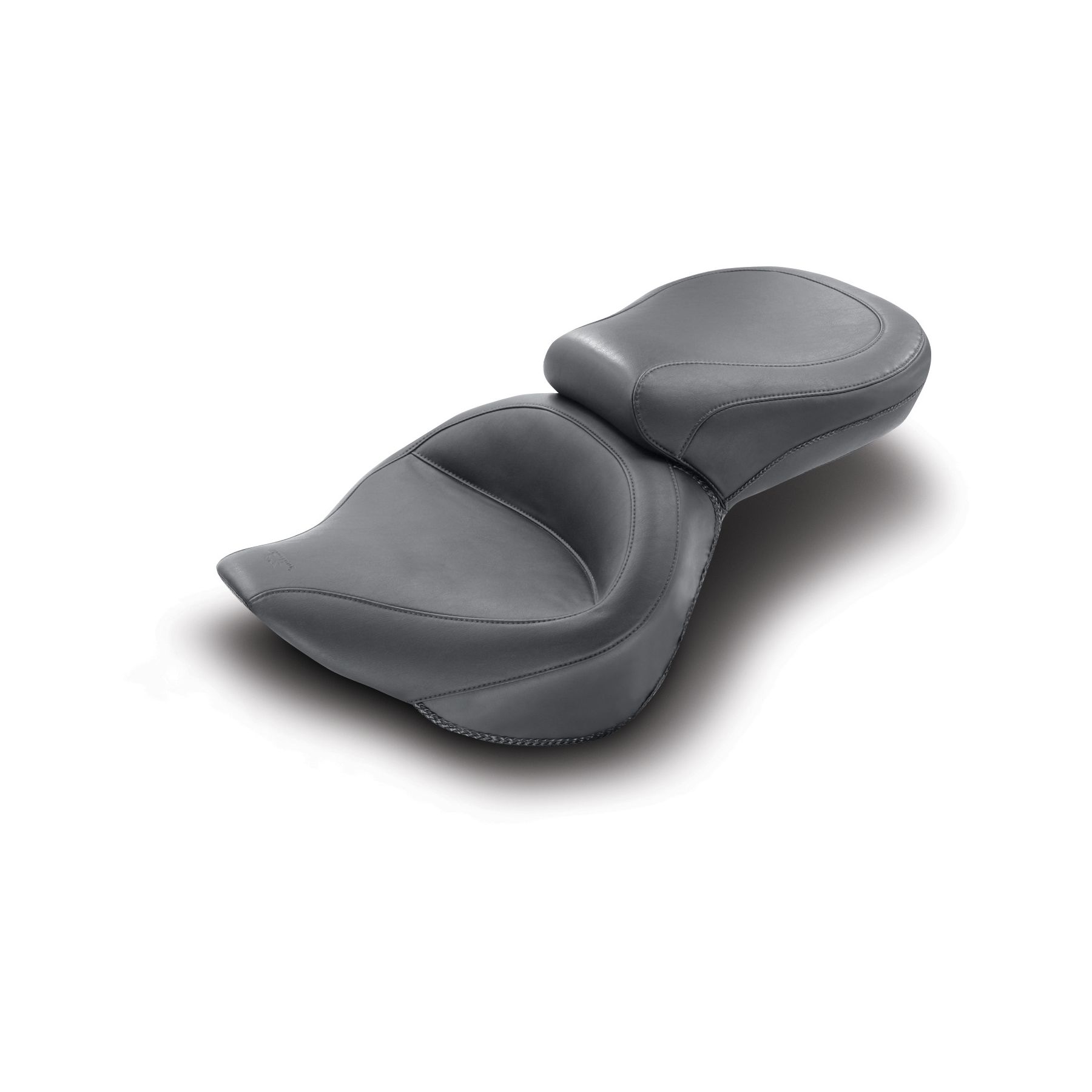 Mustang Wide Touring Smooth Seat For Harley Softail W/ 200mm Rear Tire