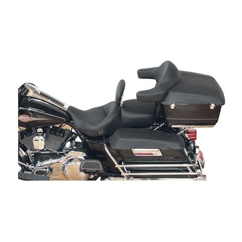 Mustang OnePiece Heated Touring Seat For Harley Touring 20082018