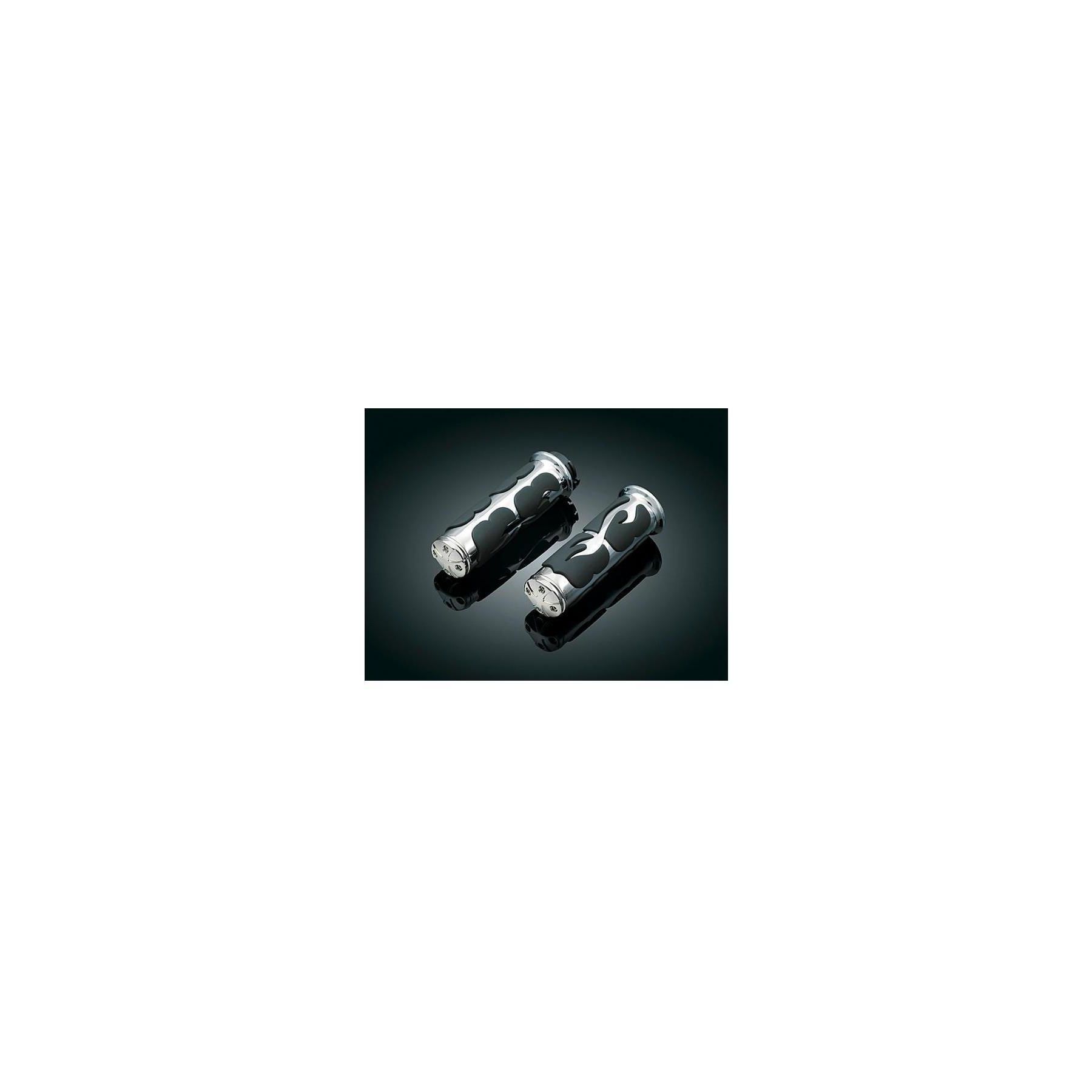 Kuryakyn ISO Flame Grips For Harley With Throttle By Wire