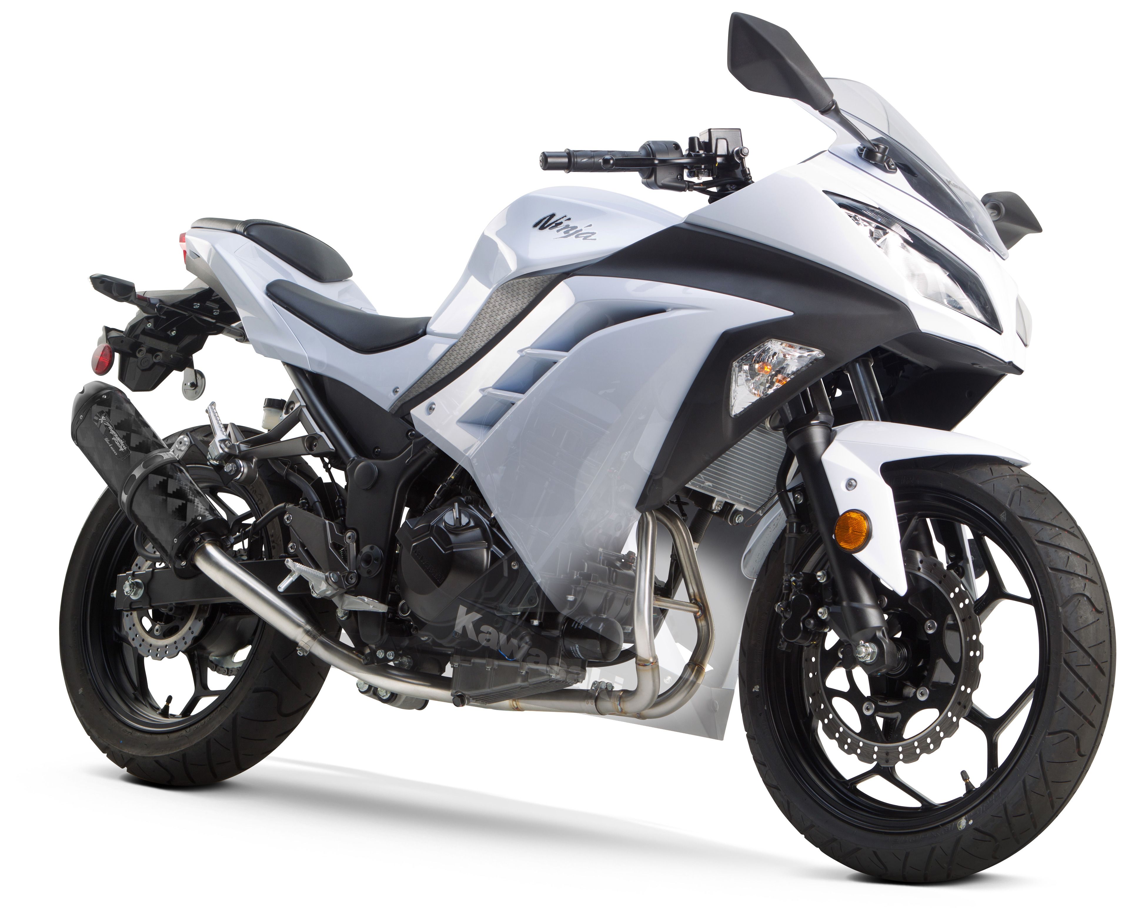 Two Brothers M2 Black Series Exhaust System Kawasaki Ninja 300 2013-2017 |  15% ($110.25) Off! - RevZilla