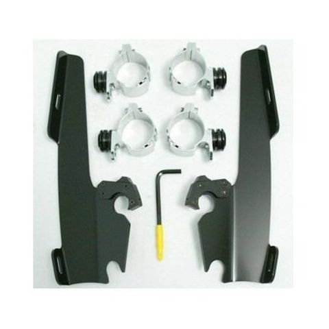 Memphis Shades Fats / Slim / Batwing Trigger-Lock Mount Kit For Harley