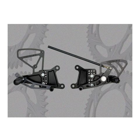 Vortex Adjustable Rearsets Yamaha R1 2004-2006