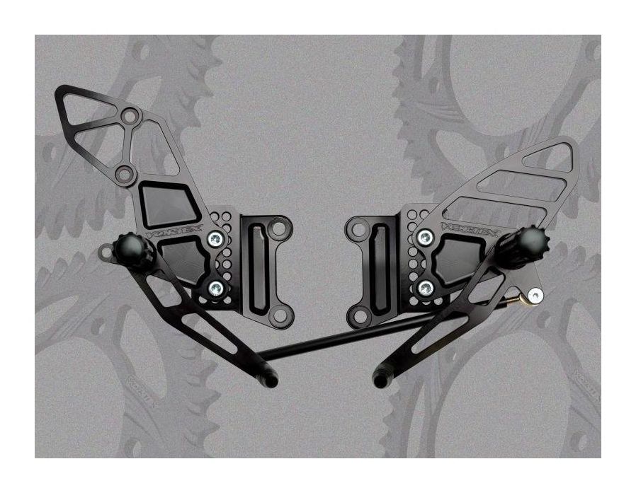Vortex Adjustable Rearsets Kawasaki ZX10R 20062010 RevZilla