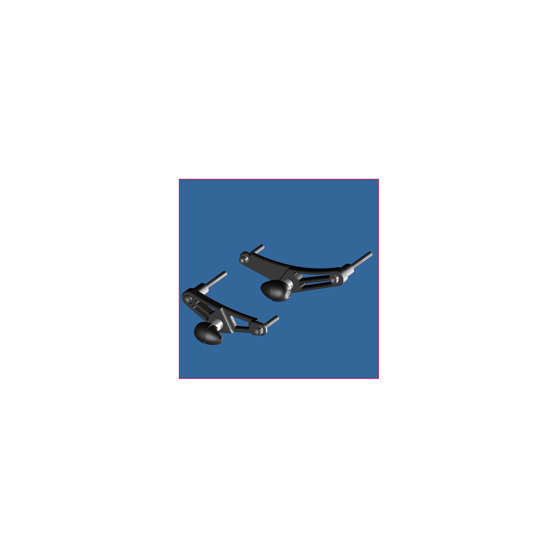 GB Racing Bullet Race Frame Sliders Daytona 675/R/Street Triple/R