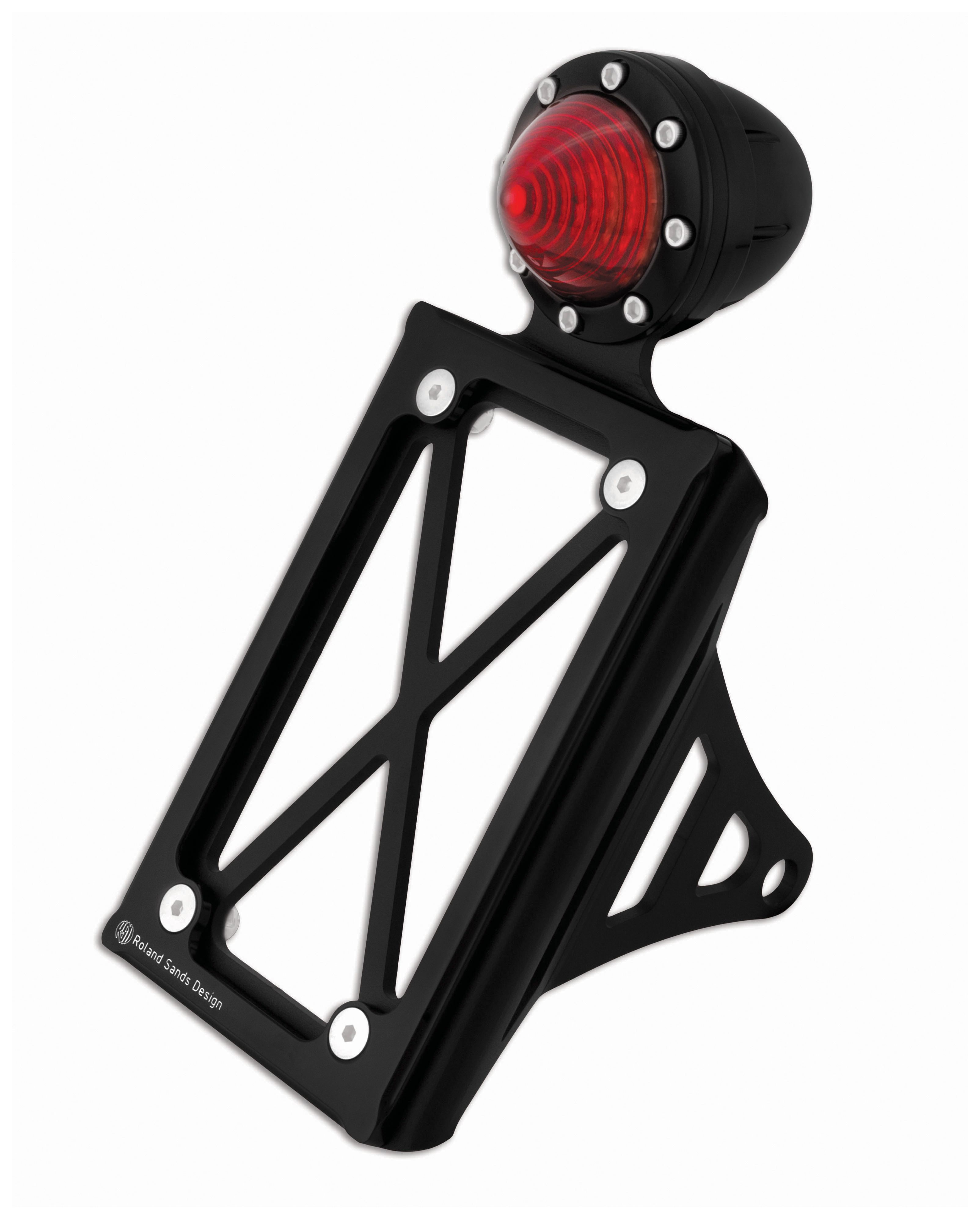 Roland Sands Vertical Tail Light And Tag Bracket For Harley Sportster / Dyna 19862019 20