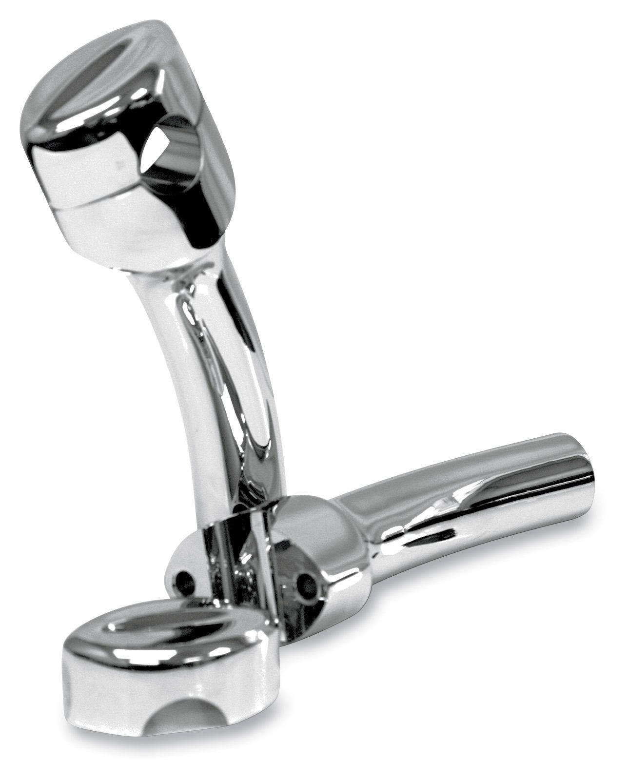 LA Choppers Mohawk Handlebar Risers For Harley With 1" Bars 5-1/2" Rise With 1-3/4" Pullback
