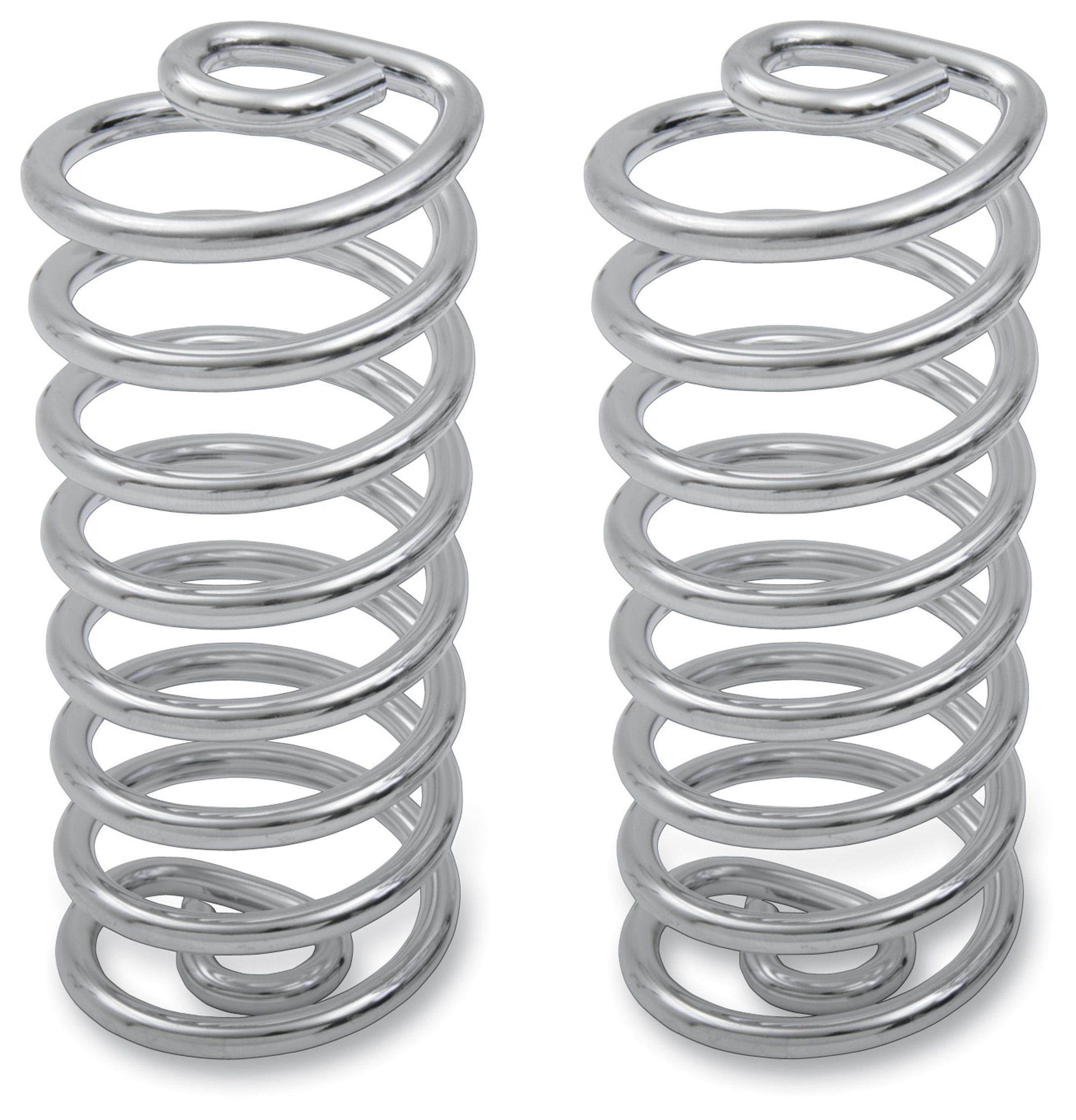 Drag Specialties Chrome Seat Springs 5" Barrel (Pair)