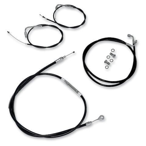 LA Choppers Handlebar Cable And Brake Line Kit For Harley