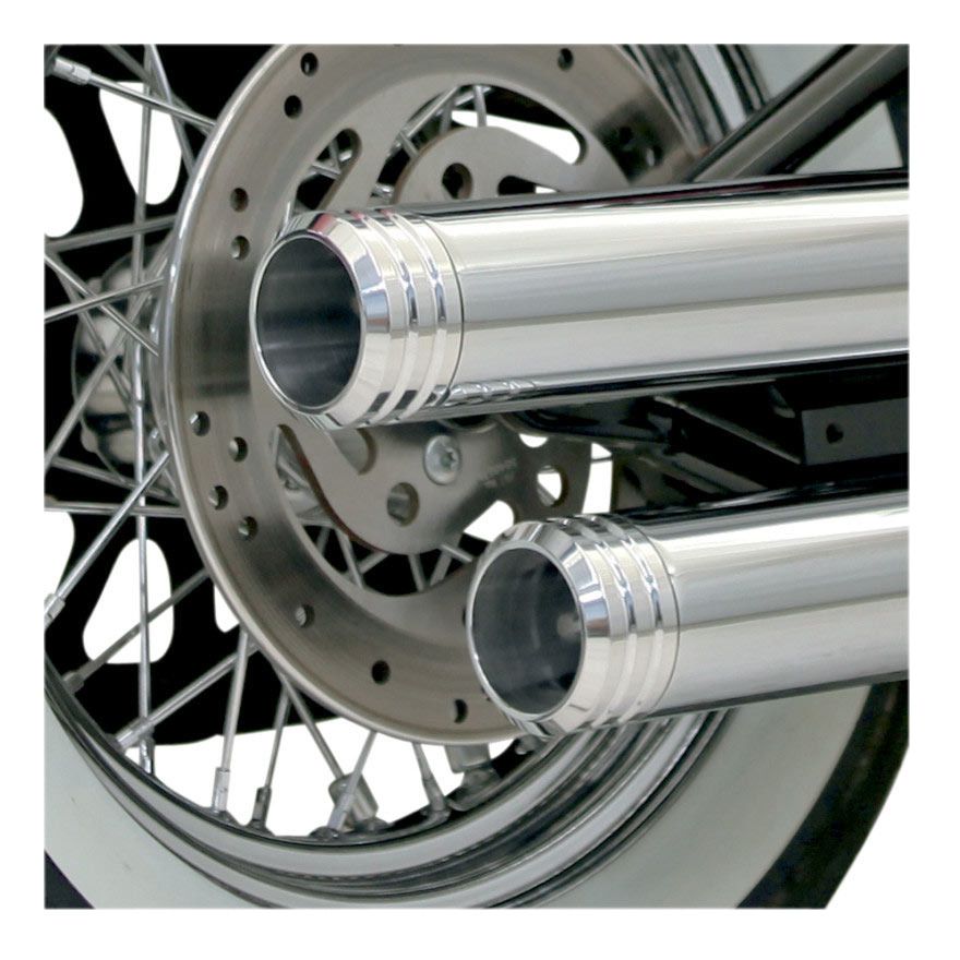 Bassani End Caps For 3" Firepower Series Mufflers Single