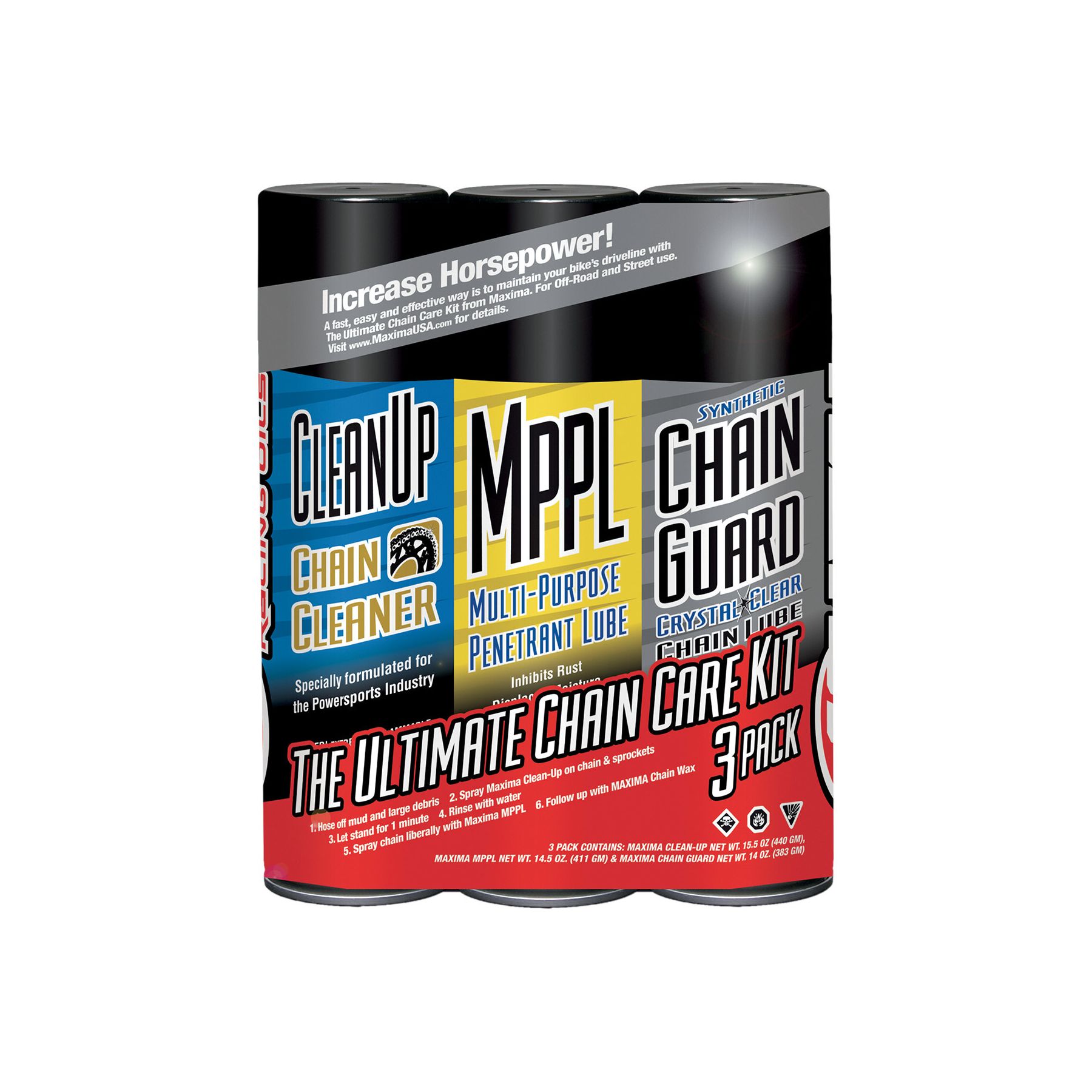 Maxima Chain Care Kit With Synthetic Chain Guard