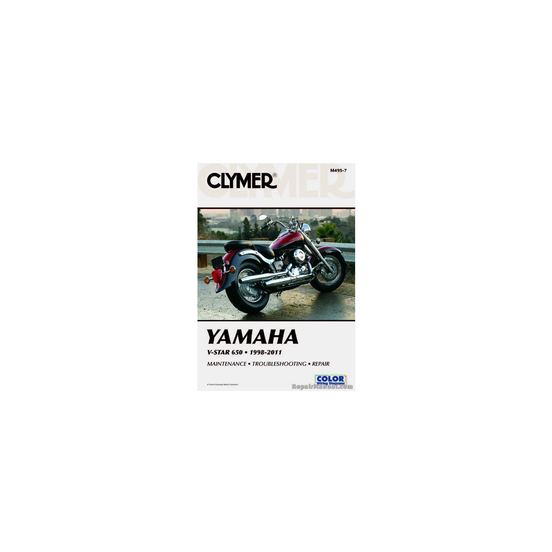 Clymer Manual Yamaha V-Star 650 1998-2011