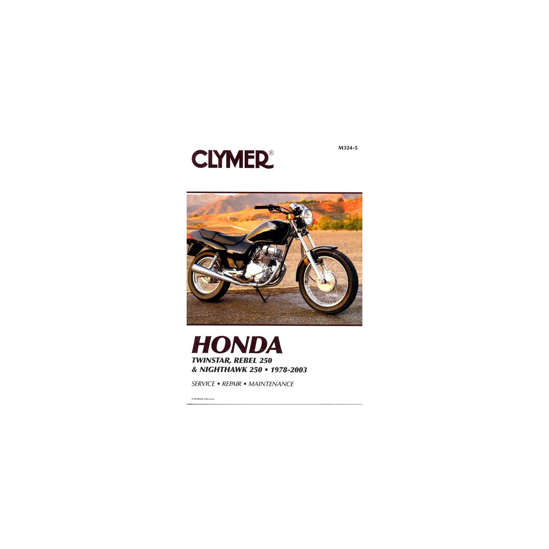 Clymer Manual Honda Twinstar / Rebel 250 / Nighthawk 250 1978-2003
