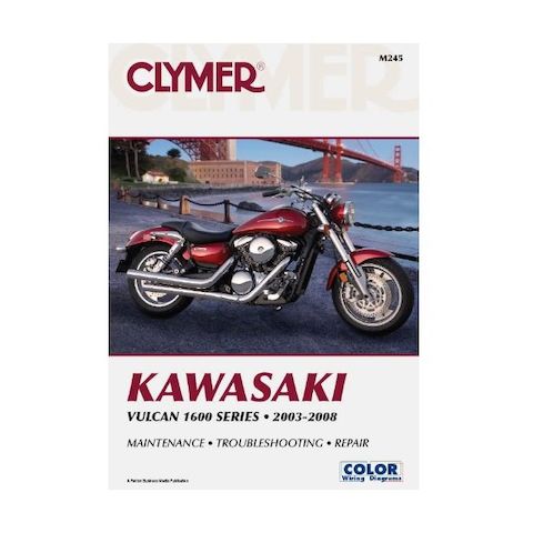 Clymer Manual Kawasaki Vulcan 1600 Series 2003-2008