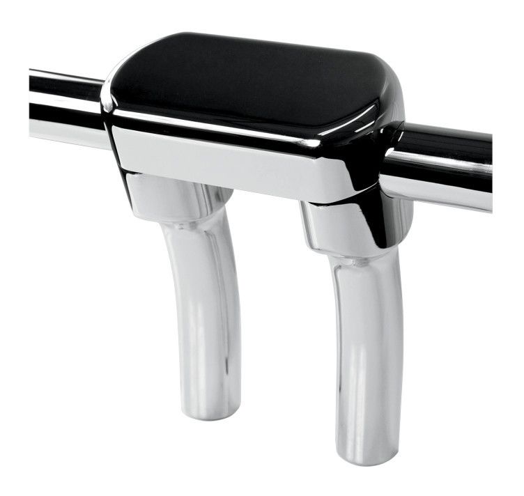 LA Choppers Hefty Handlebar Risers For 1 1/4" Handlebars 5 1/2" Rise (With 1" Pullback)